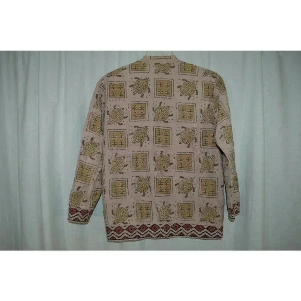 Kar-ma Bliss Within Boho Turtle Reversible Wood Bu - Picture 5 of 9
